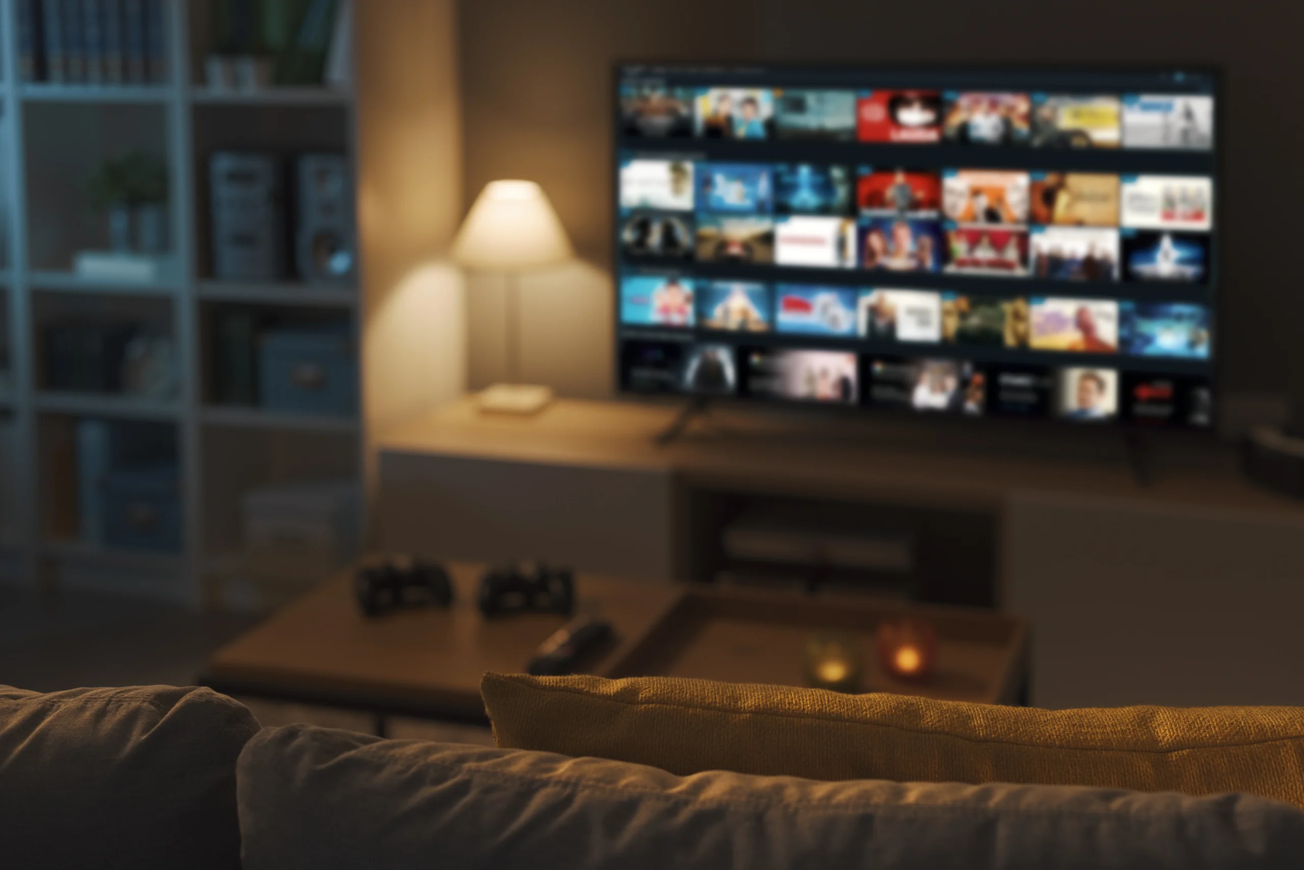 Television and Freeview setup in a home