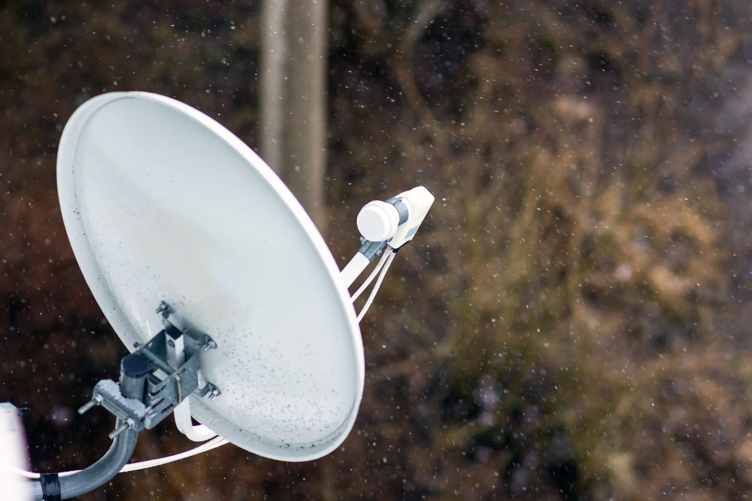 Satellite dish installation in County Down
